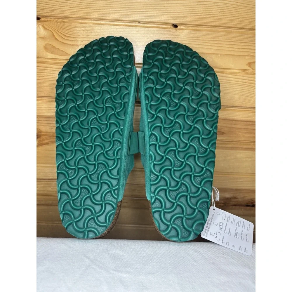 Birkenstock Uji Nubuck Suede Leather Sandal Green EU 43 US 10 (Mens) NWT $150
